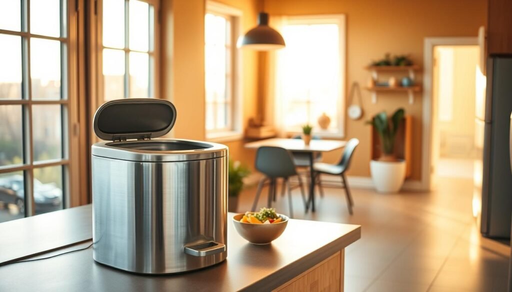 apartment compost system setup