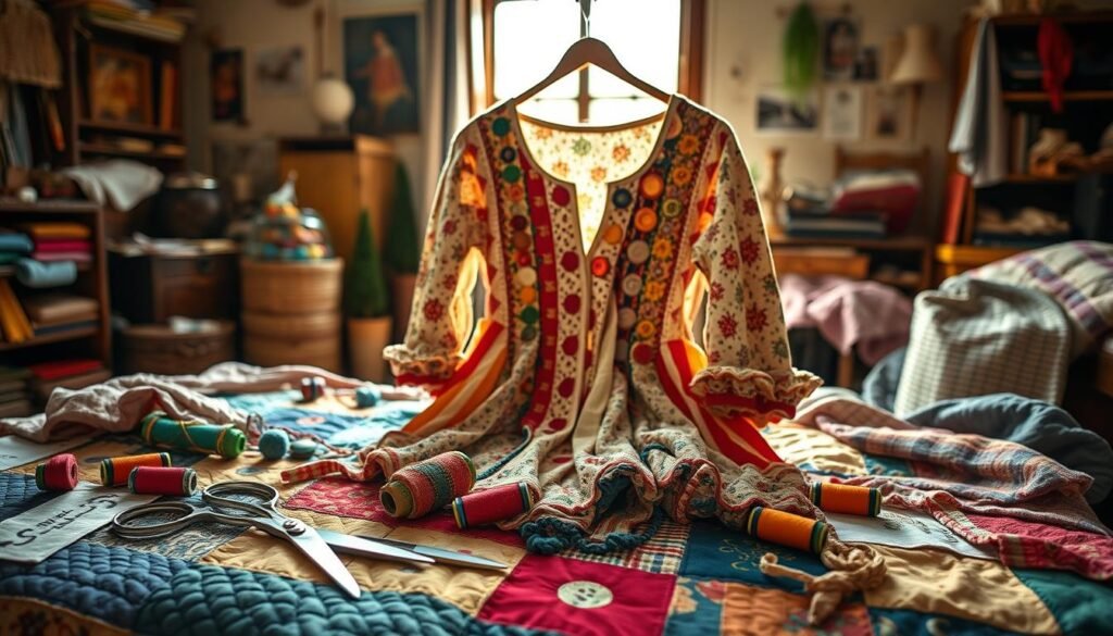 upcycling old clothes