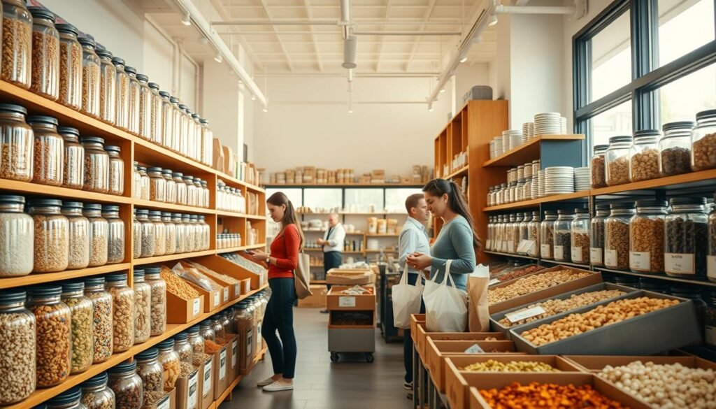 bulk food store shopping
