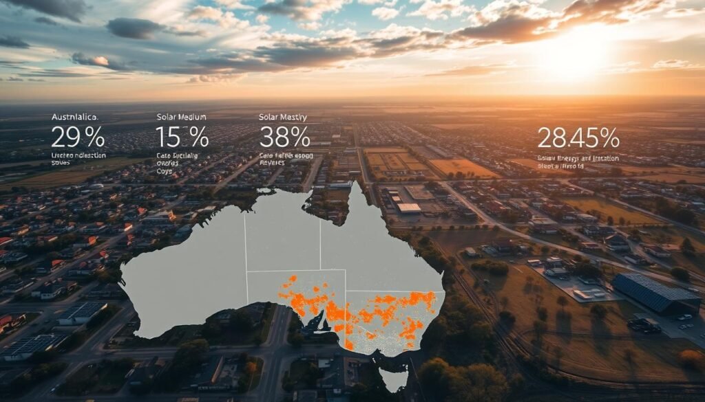 solar panel adoption australia regional analysis