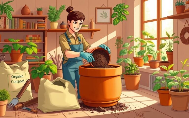 how to reuse plant soil safely