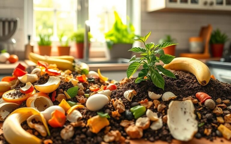 kitchen waste for plant fertiliser