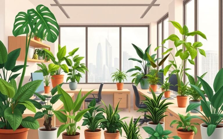 low light office plants