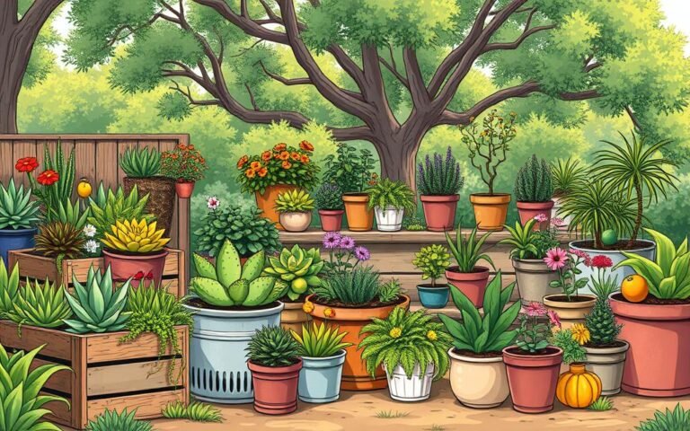 recycled container plant ideas