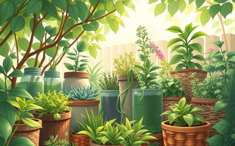 upcycled home plant pots