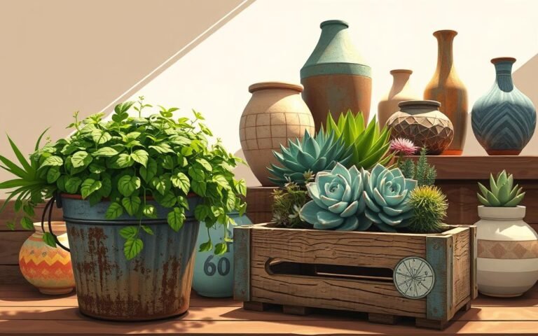 diy recycled plant holders