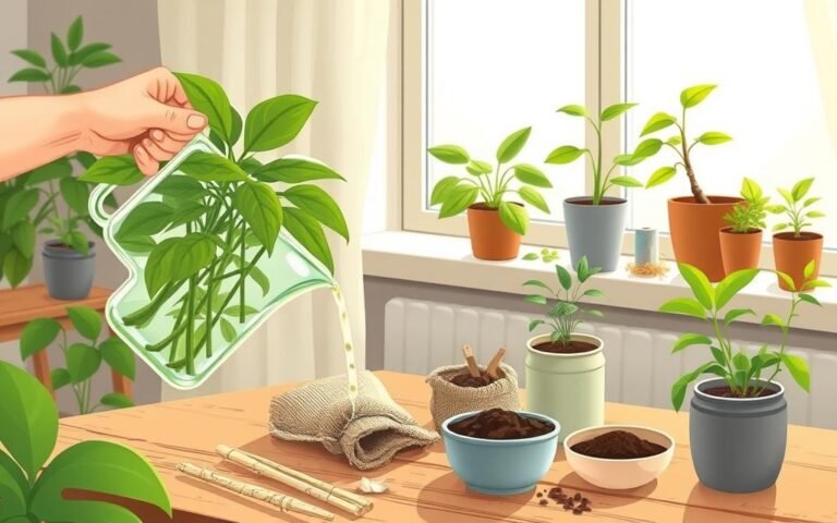 low waste plant care routine